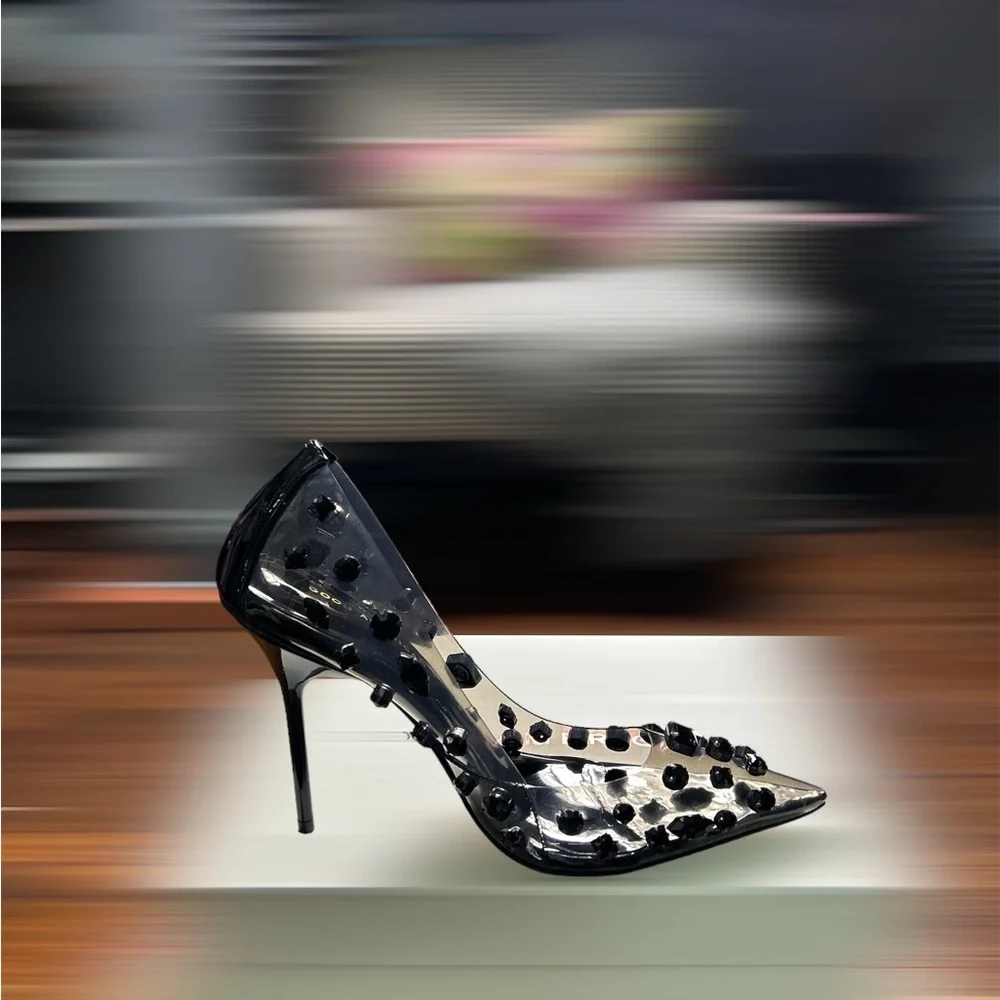 GOOD AMERICAN NWT Sleek Emma Heels   SZ: 9 - Picture 2 of 5